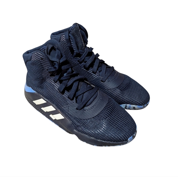 adidas Pro Bounce 2019 Men’s Collegiate Navy size 9.5 Blue White - Picture 2 of 12